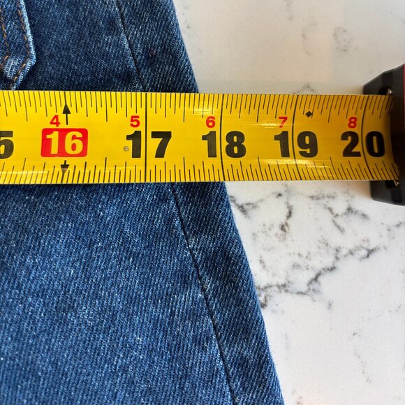 Vintage Blue Bell Wrangler low/mid rise bell bottom denim jeans - Picture 7 of 14